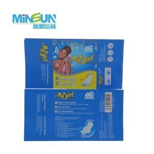 The Packaging of Sanitary Napkins, Plastic Bags and Easy-Tear Labels Tissue Bag