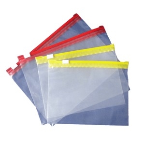 Clear Plastic Zipper Storage Bag for Underwear and Accessories