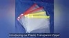 Clear Plastic Zipper Storage Bag for Underwear and Accessories