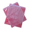 Clear Plastic Zipper Storage Bag for Underwear and Accessories