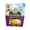 Dry Food Packaging Bag Plastic Ziplock Flat Bottom Resealable Pouches with Color