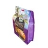 Dry Food Packaging Bag Plastic Ziplock Flat Bottom Resealable Pouches with Color